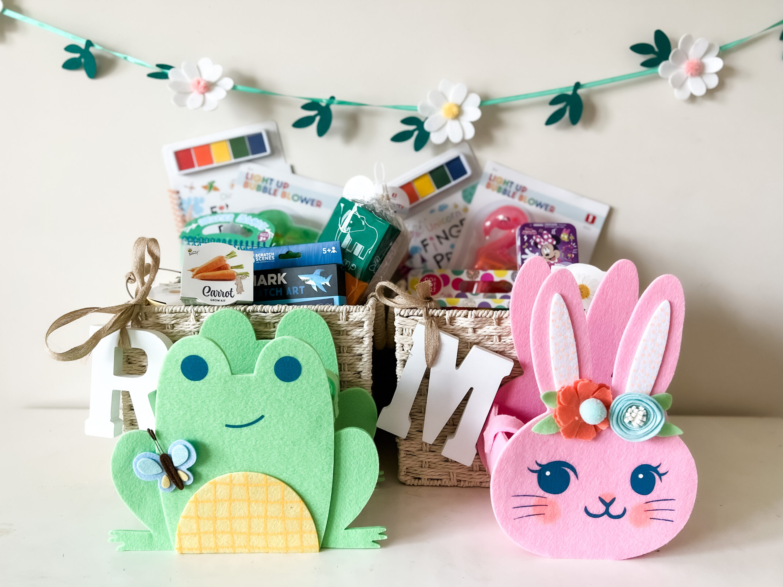 Blue Easter Gift Basket 40ct | Snack Box Delivery Service